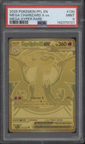 Mega Charizard X ex Pokemon Phantasmal Flames Mega Hyper Rare #130 PSA 9